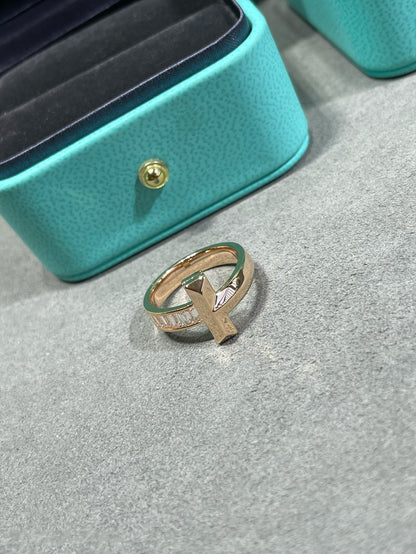 [⭐Veyra Jewels]T1 WIDE 4.5MM DIAMOND RING