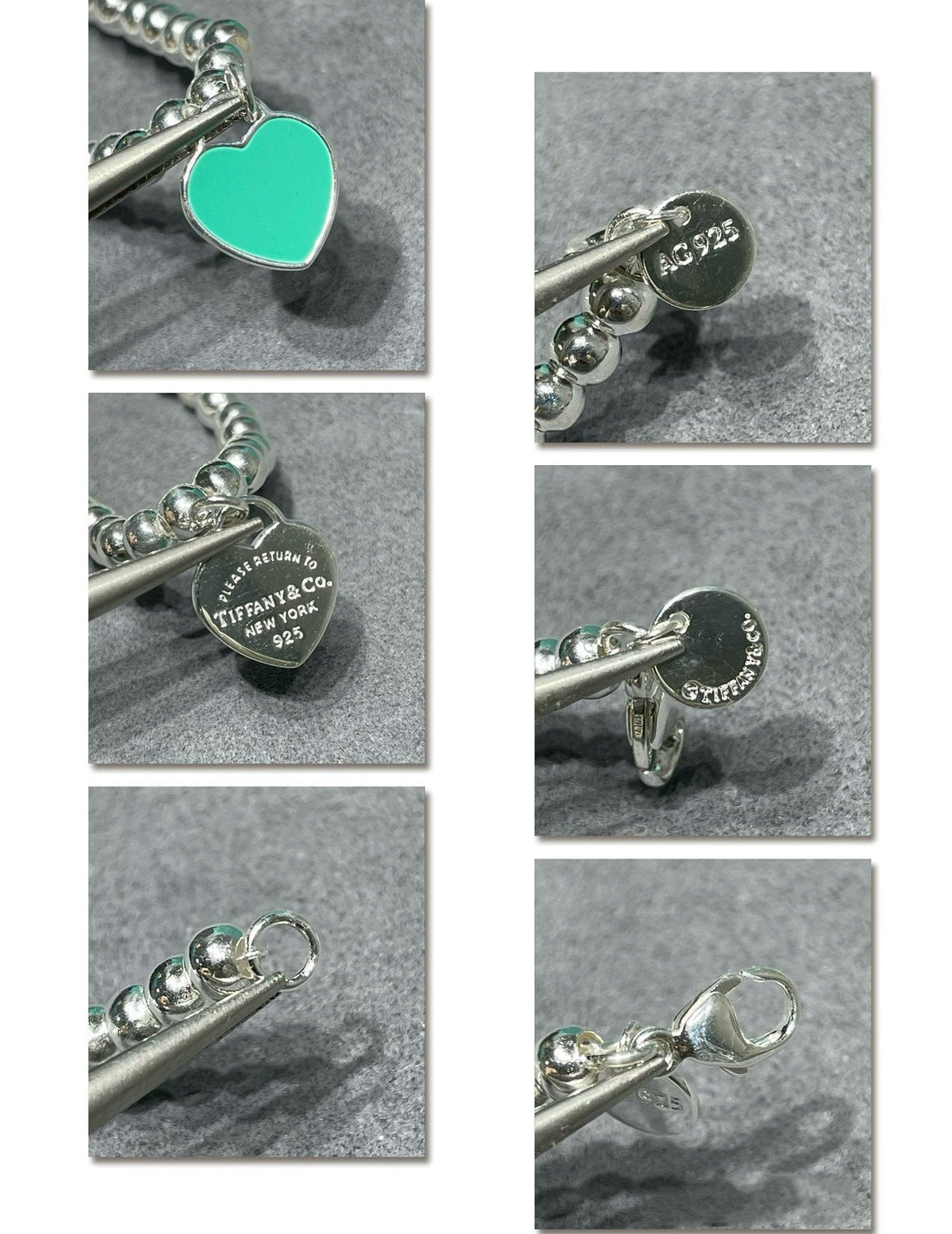 [⭐Veyra Jewels]RETURN TO TIF SILVER BEAD NECKLACE