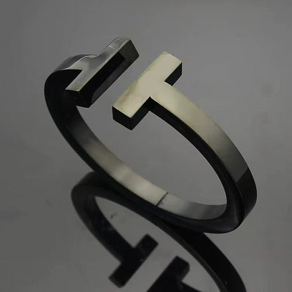 [⭐Veyra Jewels]T SQUARE OPEN BRACELET