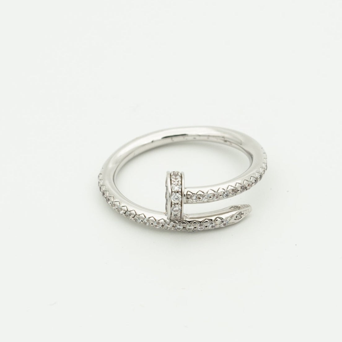 [⭐Veyra]JUSTE RING 1.8MM SILVER DIAMONDS