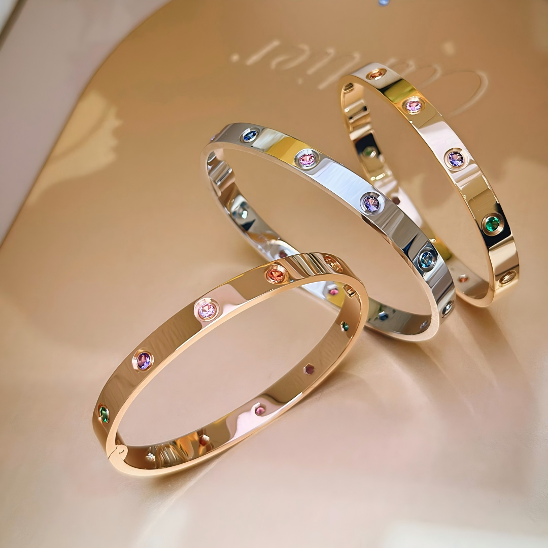 [⭐Veyra] 2026 RAINBOW LOVE BRACELET 6.1MM  10 DIAMONDS