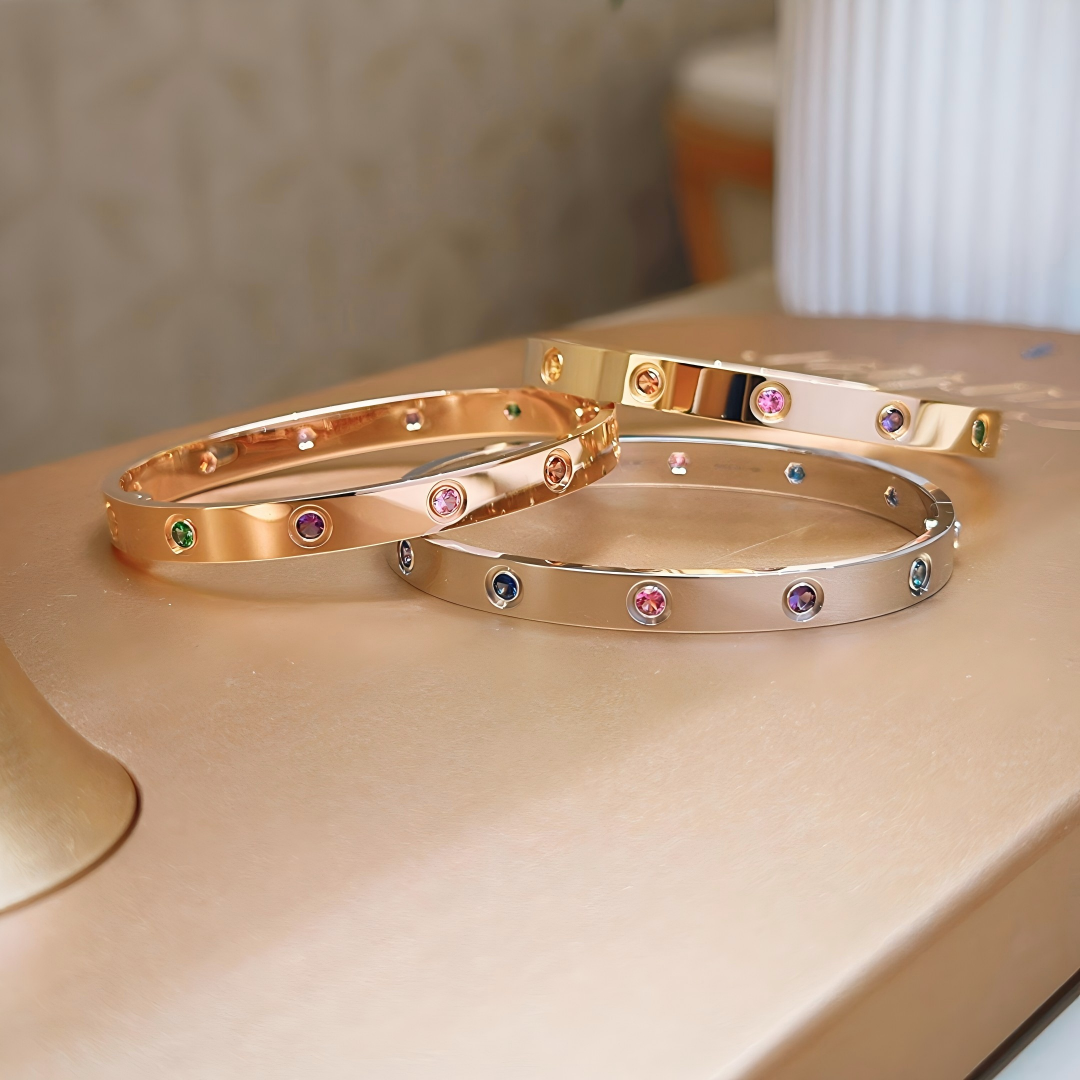 [⭐Veyra] 2026 RAINBOW LOVE BRACELET 6.1MM  10 DIAMONDS