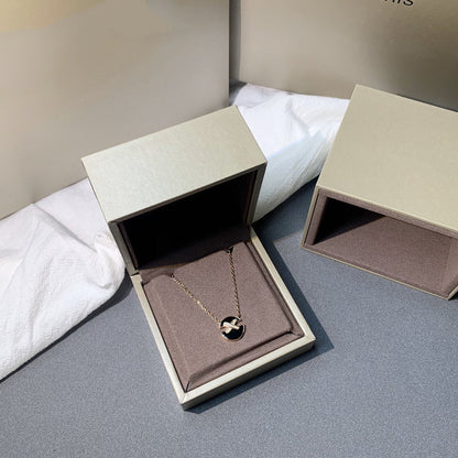 [⭐Veyra]JEUX DE PINK GOLD DIAMOND NECKLACE