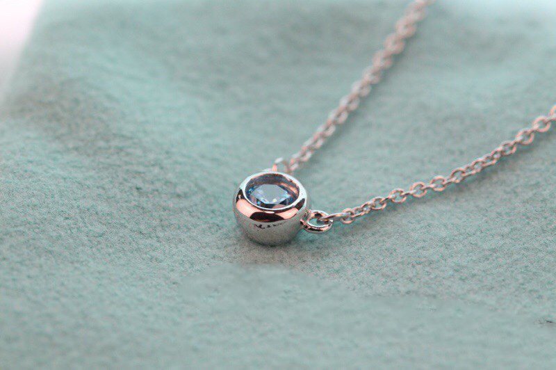 [⭐Veyra Jewels]ELSA PERETTI SERIES SINGLE DIAMOND SIMPLE NECKLACE