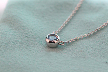 [⭐Veyra Jewels]ELSA PERETTI SERIES SINGLE DIAMOND SIMPLE NECKLACE