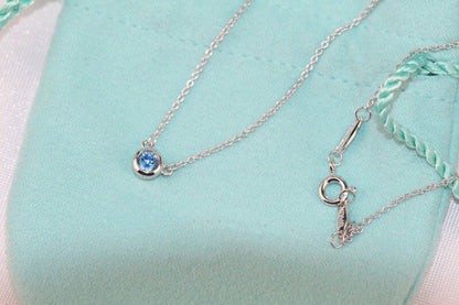 [⭐Veyra Jewels]ELSA PERETTI SERIES SINGLE DIAMOND SIMPLE NECKLACE