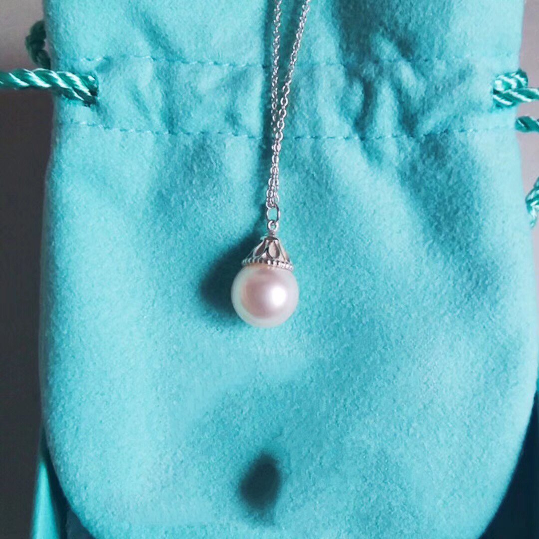 [⭐Veyra Jewels]PEARL PENDANT GATSBY ZIEGFELD PEARL SILVER NECKLACE