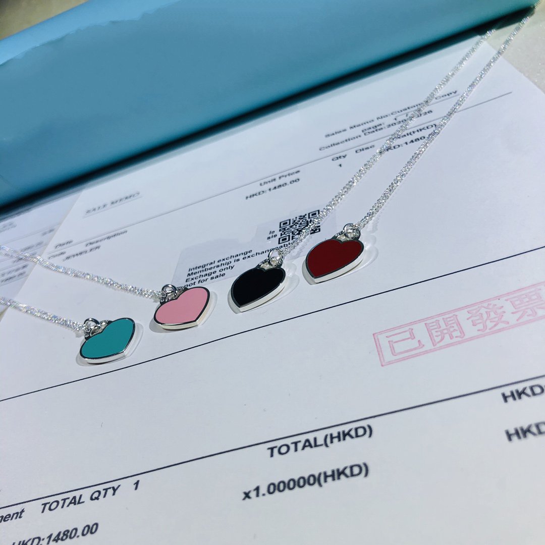 [⭐Veyra Jewels]SMALL HEART TAG PENDANT STERLING SILVER