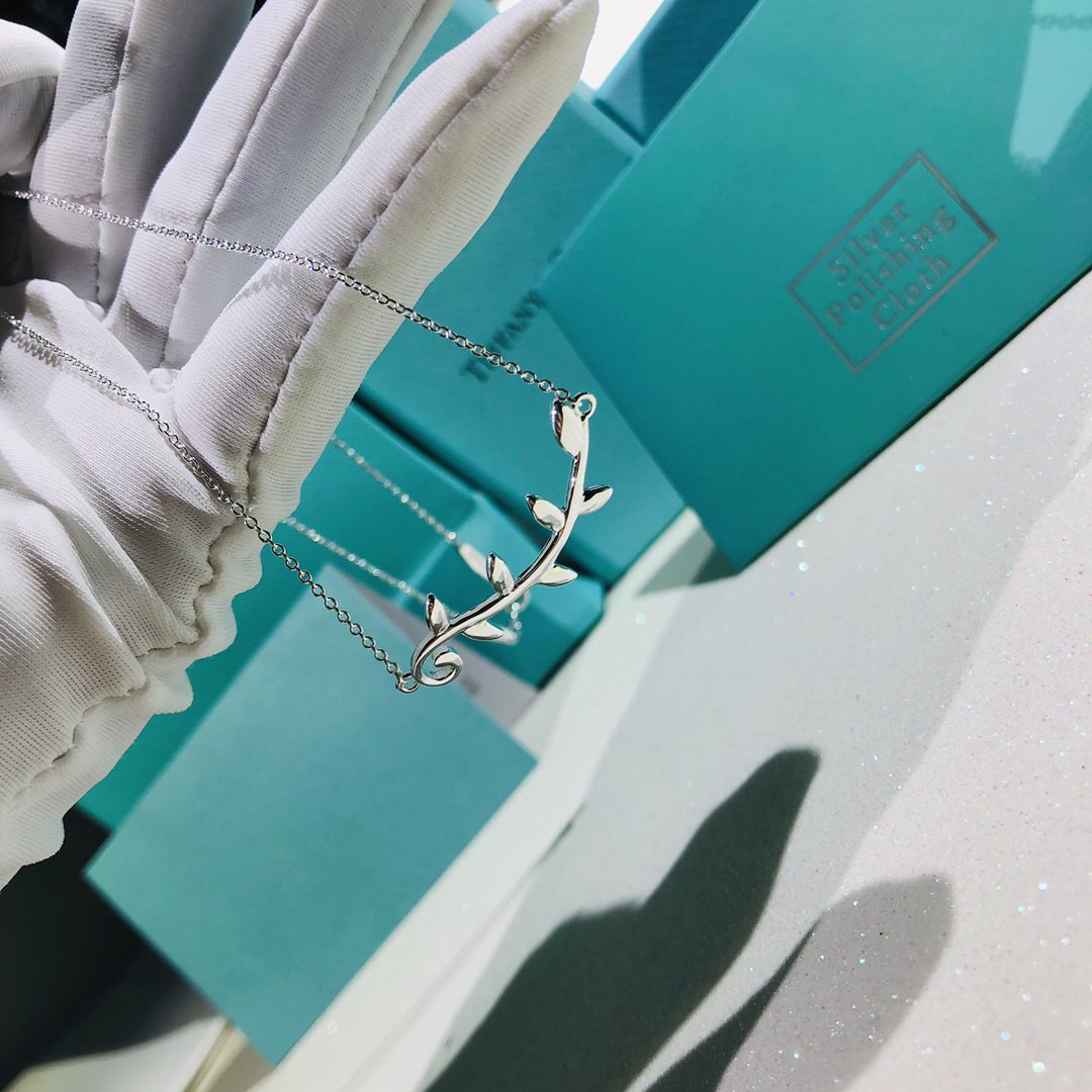 [⭐Veyra Jewels]PALOMA PICASSO STERLING SILVER OLIVE BRANCH NECKLACE