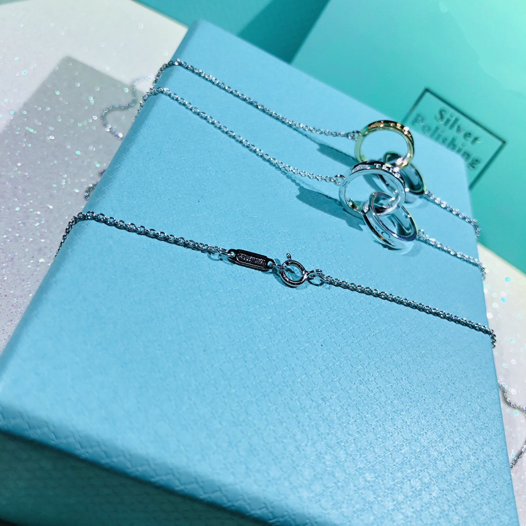 [⭐Veyra Jewels]INTERLOCKING CIRCLES PENDANT SMALL NECKLACE