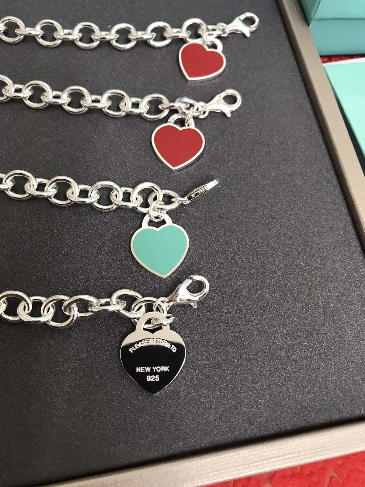 [⭐Veyra Jewels]HEART TAG BRACELET SILVER MEDIUM