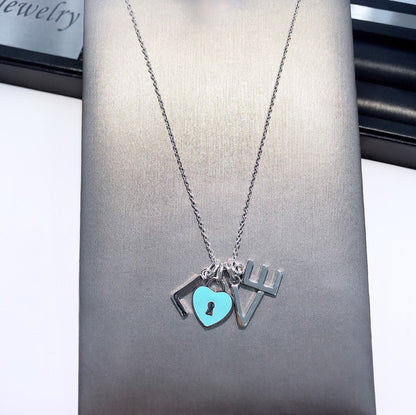 [⭐Veyra Jewels]COLLAR LOVE PLATA NECKLACE