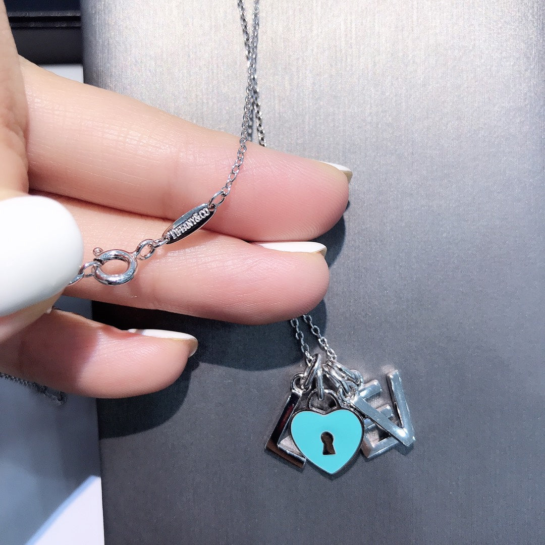 [⭐Veyra Jewels]COLLAR LOVE PLATA NECKLACE
