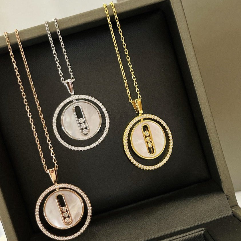 [⭐Veyra]Demo MOVE MM NACRE BLANCHE DIAMOND NECKLACE