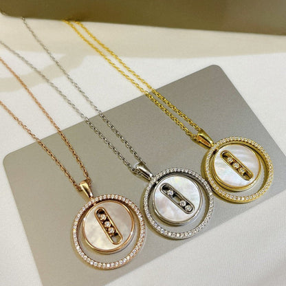 [⭐Veyra]Demo MOVE MM NACRE BLANCHE DIAMOND NECKLACE