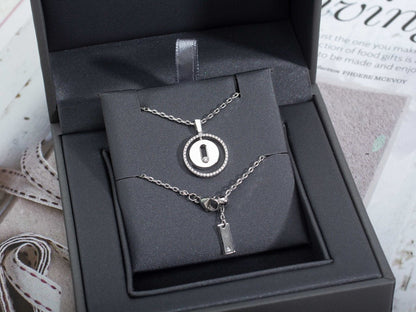 [⭐Veyra]Demo MOVE PM NECKLACE SILVER DIAMOND
