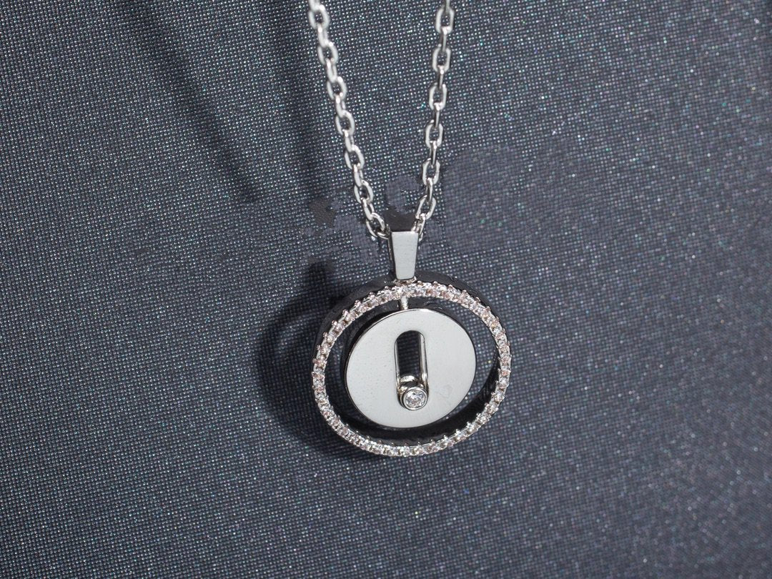 [⭐Veyra]Demo MOVE PM NECKLACE SILVER DIAMOND