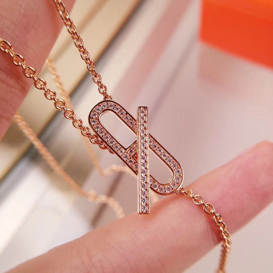 [⭐Veyra]HM FIRE PIG NOSE NECKLACE TRENDY STREET