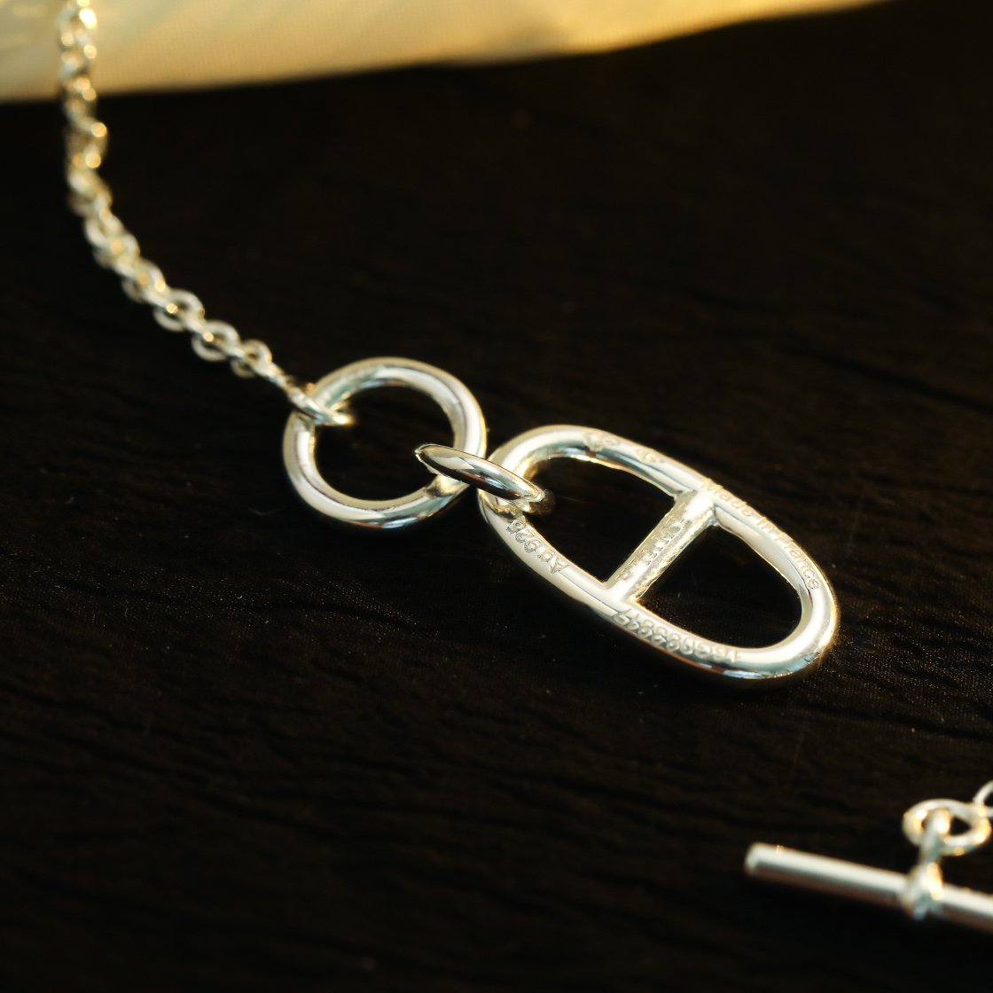 [⭐Veyra]HM CHAINE D'ANCRE PENDANT NECKLACE STERLING SILVER
