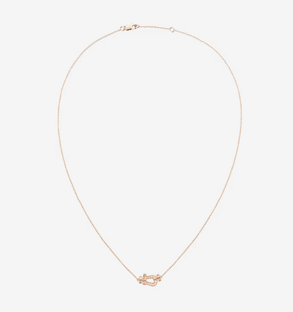 [⭐Veyra]FORCE 10 DIAMOND PINK GOLD NECKLACE MINI MODEL