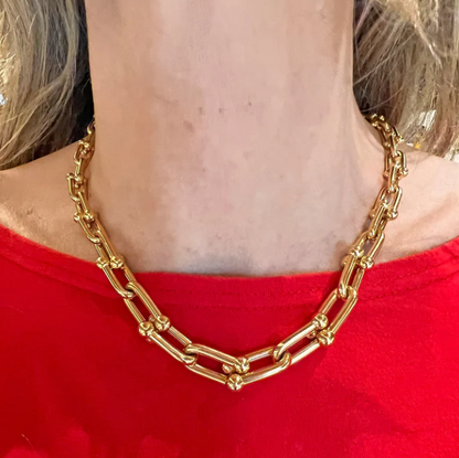 [⭐Veyra Jewels]HARDWEAR PINK GOLD CHOKER