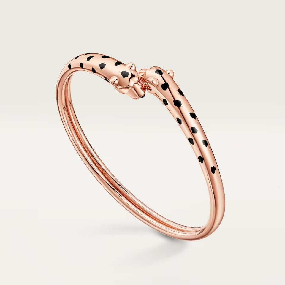 [⭐Veyra]PANTHERE DOUBLE HEADED OPEN BRACELET