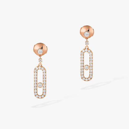 [⭐Veyra]DORMEUSES MOVE UNO DIAMOND EARRINGS