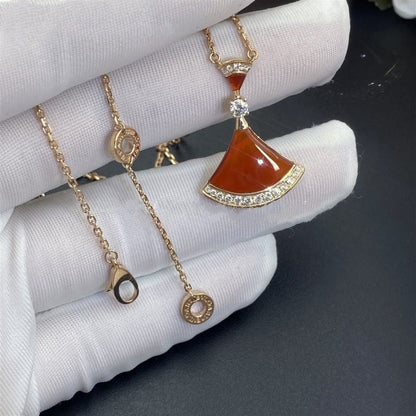 [⭐Veyra]DREAM NECKLACE CARNELIAN DIAMOND