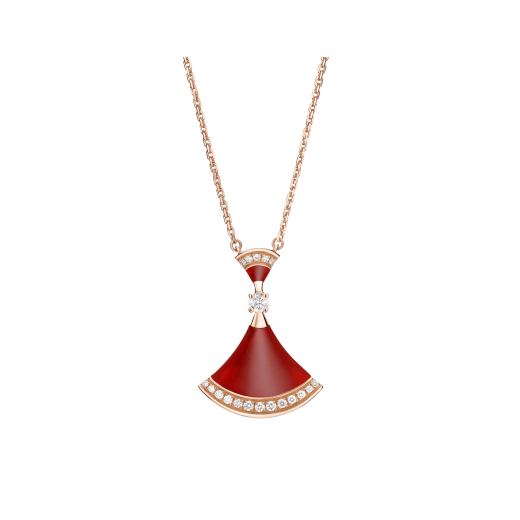 [⭐Veyra]DREAM NECKLACE CARNELIAN DIAMOND