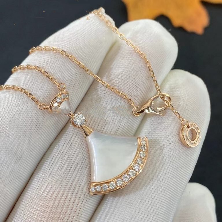 [⭐Veyra]DREAM NECKLACE MOP PINK GOLD DIAMOND