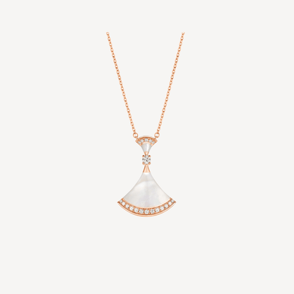 [⭐Veyra]DREAM NECKLACE MOP PINK GOLD DIAMOND