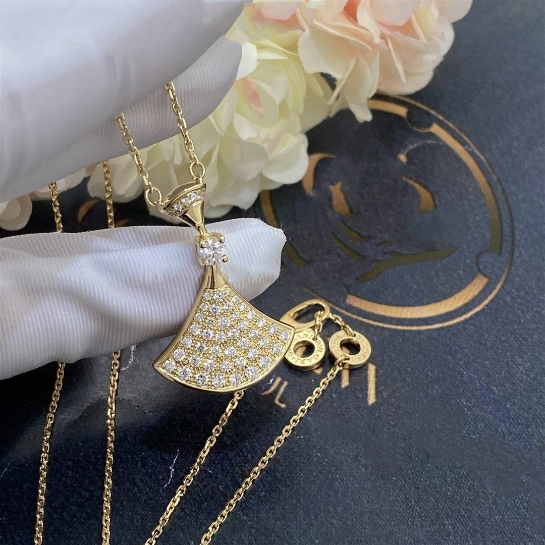 [⭐Veyra]DREAM NECKLACE GOLD FULL DIAMOND