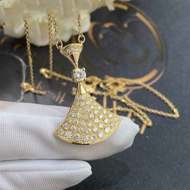 [⭐Veyra]DREAM NECKLACE GOLD FULL DIAMOND