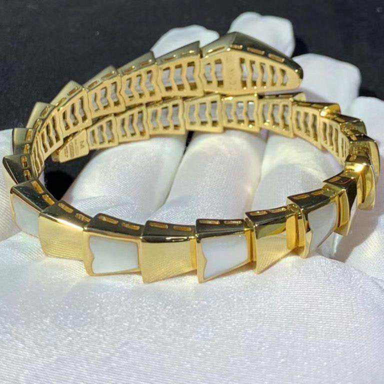 [⭐Veyra]SERPENTI BRACELET MOP GOLD