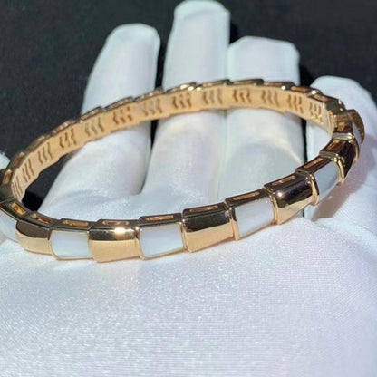 [⭐Veyra]SERPENTI BRACELET PINK GOLD MOP