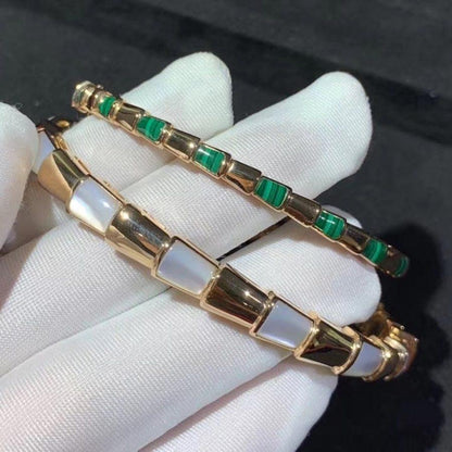 [⭐Veyra]SERPENTI BRACELET PINK GOLD MOP