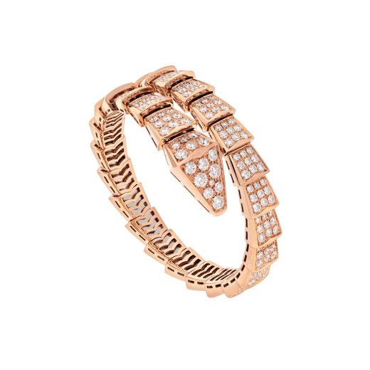 [⭐Veyra]SERPENTI BRACELET 8MM PINK GOLD DIAMOND