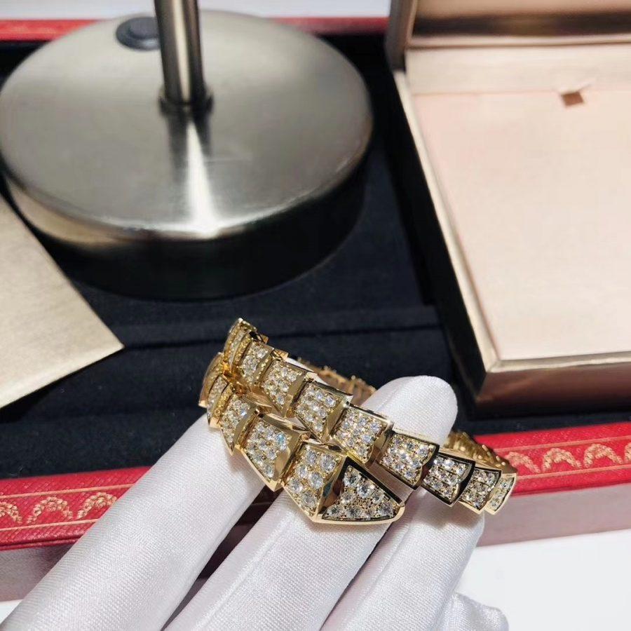 [⭐Veyra]SERPENTI BRACELET 8MM GOLD DIAMOND