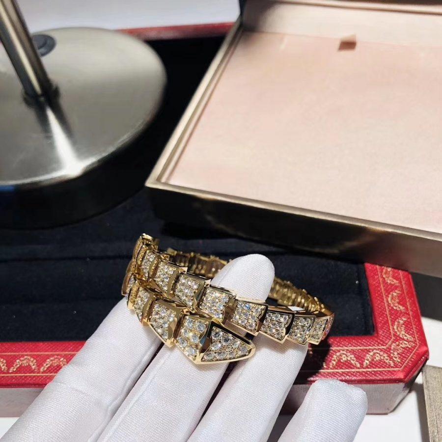 [⭐Veyra]SERPENTI BRACELET 8MM GOLD DIAMOND