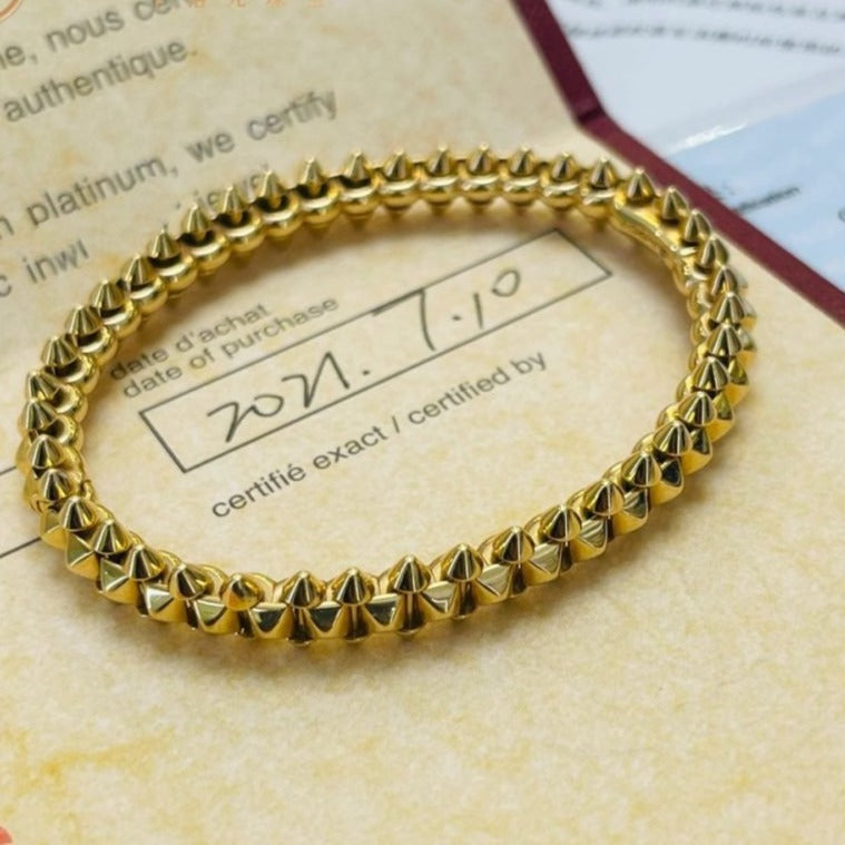 [⭐Veyra]CLASH GOLD BRACELET