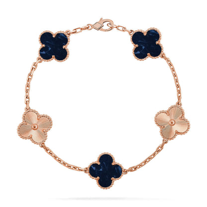 [⭐Veyra]CLOVER 5 MOTIF PIETERSITE BRACELET COLLECTION