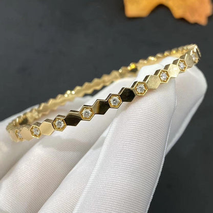 [⭐Veyra]BEE LOVE GOLD DIAMOND BRACELET