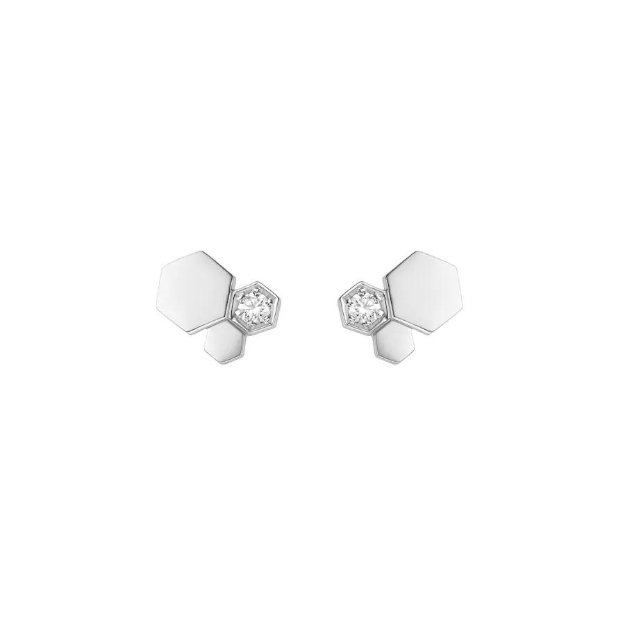 [⭐Veyra]BEE LOVE SILVER DIAMOND EARRINGS