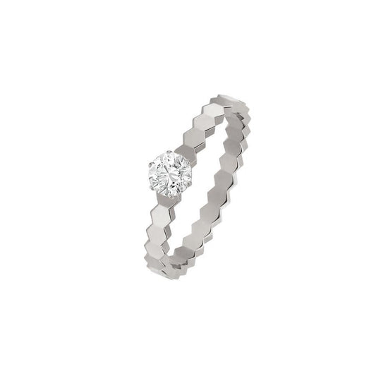 [⭐Veyra]BEE LOVE RING SILVER 1 DIAMOND