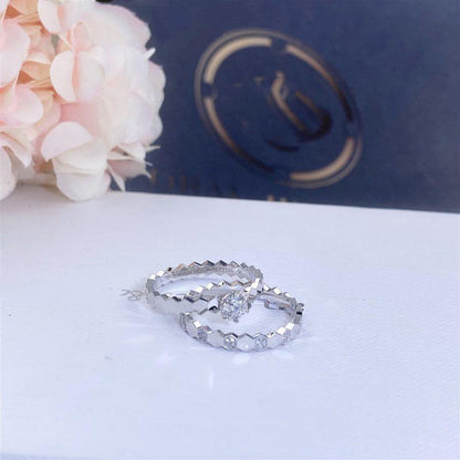 [⭐Veyra]BEE LOVE RING SILVER 1 DIAMOND
