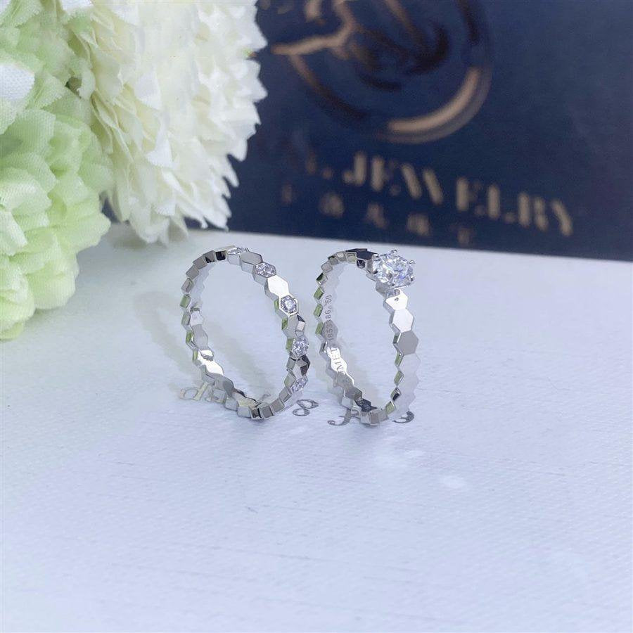 [⭐Veyra]BEE LOVE RING SILVER 1 DIAMOND