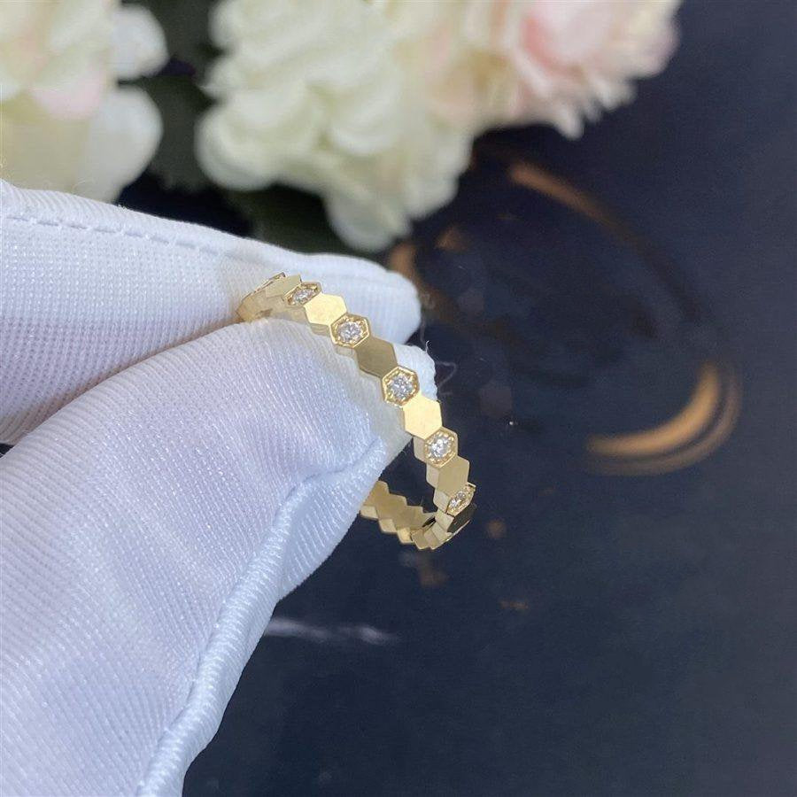 [⭐Veyra]BEE LOVE RING GOLD DIAMOND