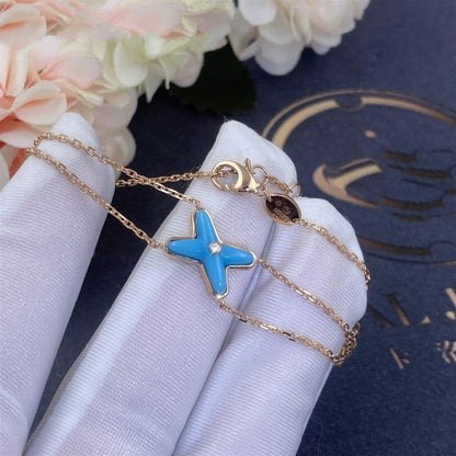[⭐Veyra]JEUX BRACELET TURQUOISE PINK GOLD 1 DIAMOND