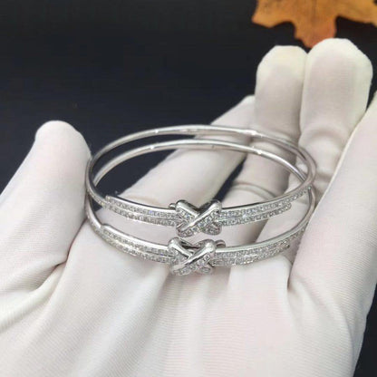 [⭐Veyra]JEUX DE BRACELET DIAMONDS SILVER