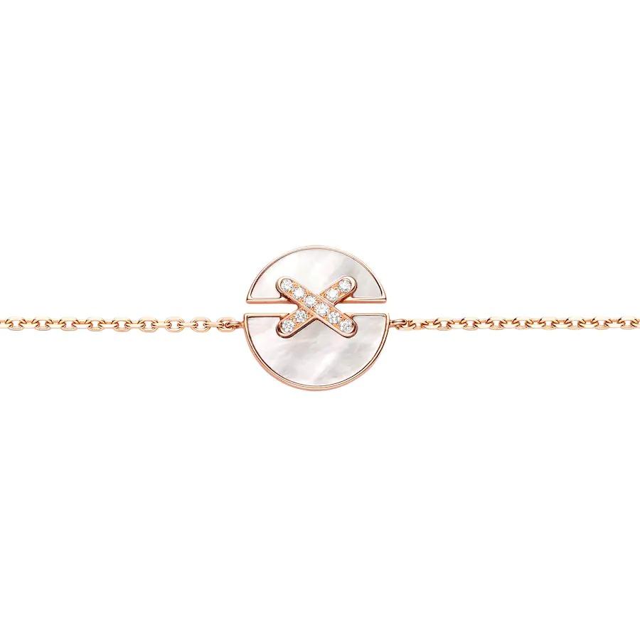 [⭐Veyra]JEUX DE BRACELET MOP PINK GOLD DIAMONDS